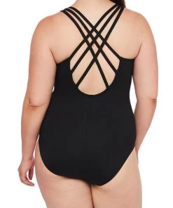 La Blanca One-Piece Island Goddess Multi-Strap Cross-Back One Piece