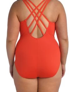 La Blanca One-Piece Island Goddess Multi-Strap Cross-Back One Piece