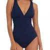 La Blanca Island Goddess Multi-Strap Cross-Back One Piece One-Piece
