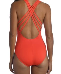 La Blanca One-Piece Island Goddess Multi-Strap Cross-Back One Piece