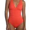 La Blanca One-Piece Island Goddess Multi-Strap Cross-Back One Piece