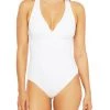 La Blanca Island Goddess Multi-Strap Cross-Back One Piece One-Piece