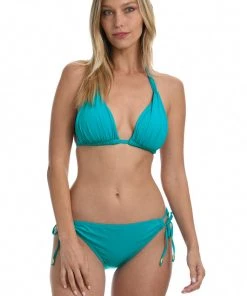 La Blanca Island Goddess Halter Triangle Top