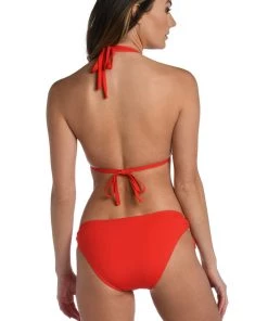 La Blanca Tops Island Goddess Halter Triangle Top