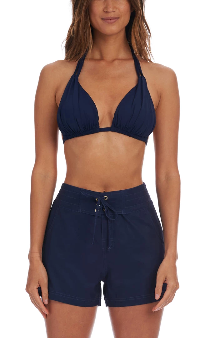 La Blanca Island Goddess Halter Triangle Top Tops