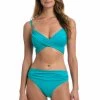 La Blanca Island Goddess Wrap Underwire Push Up Top Tops