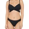 La Blanca Island Goddess Wrap Underwire Push Up Top