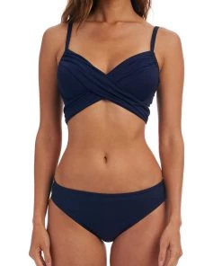 La Blanca Tops Island Goddess Wrap Underwire Push Up Top