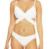 La Blanca Island Goddess Wrap Underwire Push Up Top
