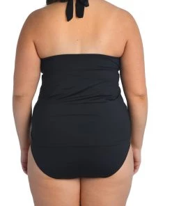 La Blanca Tops Island Goddess Halter Tankini Top