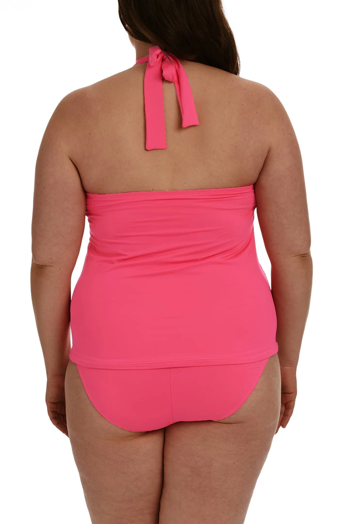 La Blanca Island Goddess Halter Tankini Top
