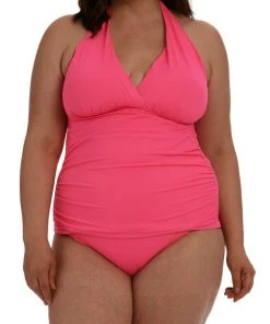 La Blanca Island Goddess Halter Tankini Top