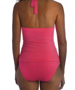 La Blanca Island Goddess Halter Tankini Top