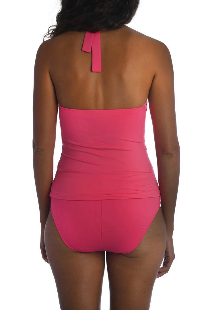 La Blanca Island Goddess Halter Tankini Top