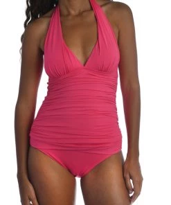 La Blanca Island Goddess Halter Tankini Top