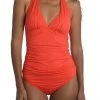 La Blanca Tops Island Goddess Halter Tankini Top
