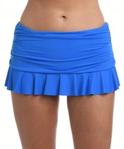 La Blanca Island Goddess Ruffle Skirted Bottom Bottoms