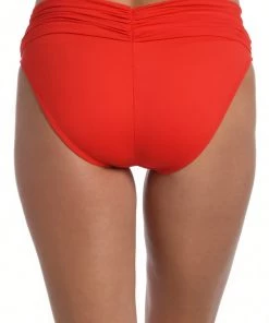 La Blanca Island Goddess Shirred Band Hipster Bottom