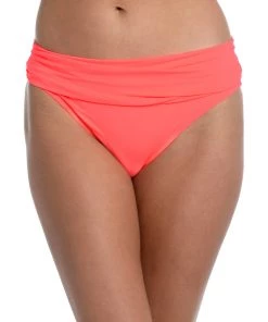 La Blanca Bottoms Island Goddess Shirred Band Hipster Bottom