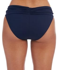 La Blanca Island Goddess Shirred Band Hipster Bottom Bottoms