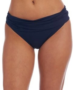 La Blanca Island Goddess Shirred Band Hipster Bottom Bottoms