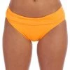 La Blanca Island Goddess Shirred Band Hipster Bottom Bottoms