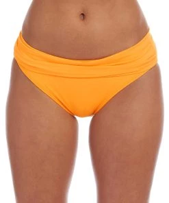 La Blanca Island Goddess Shirred Band Hipster Bottom Bottoms