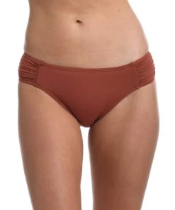 La Blanca Island Goddess Side Shirred Hipster Bottom