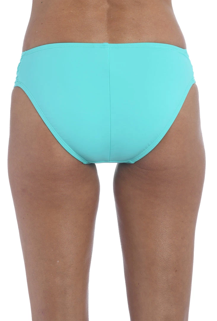 La Blanca Island Goddess Side Shirred Hipster Bottom