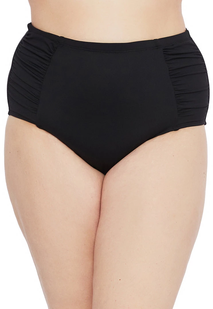 La Blanca Island Goddess Side Shirred High Waist Bottom