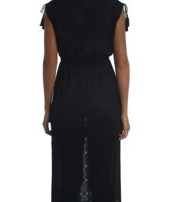 La Blanca Cover Ups Island Fare Tie Front Mid Length Dress