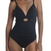 La Blanca Island Goddess Twist Keyhole Push Up One Piece One-Piece