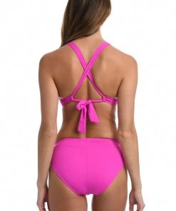 La Blanca Island Goddess Twist Front Crossback Top