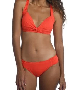 La Blanca Tops Island Goddess Twist Front Crossback Top