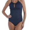 La Blanca Island Goddess High Neck Keyhole Tankini Top Tops
