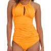 La Blanca Island Goddess High Neck Keyhole Tankini Top Tops