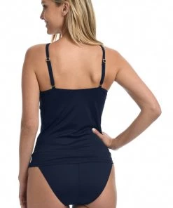 La Blanca Island Goddess Keyhole Tankini Top Tops