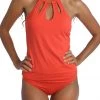 La Blanca Island Goddess Keyhole Tankini Top