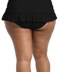 La Blanca Island Goddess Ruffle Skirted Bottom Bottoms