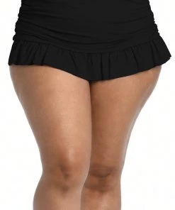 La Blanca Island Goddess Ruffle Skirted Bottom Bottoms