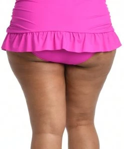 La Blanca Bottoms Island Goddess Ruffle Skirted Bottom