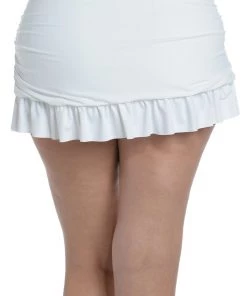 La Blanca Island Goddess Ruffle Skirted Bottom