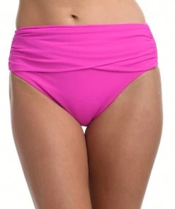 La Blanca Bottoms Island Goddess Mid Waist Sash Band Bottom