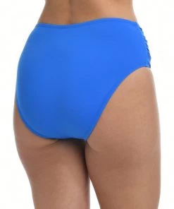 La Blanca Island Goddess Side Shirred High Waist Bottom