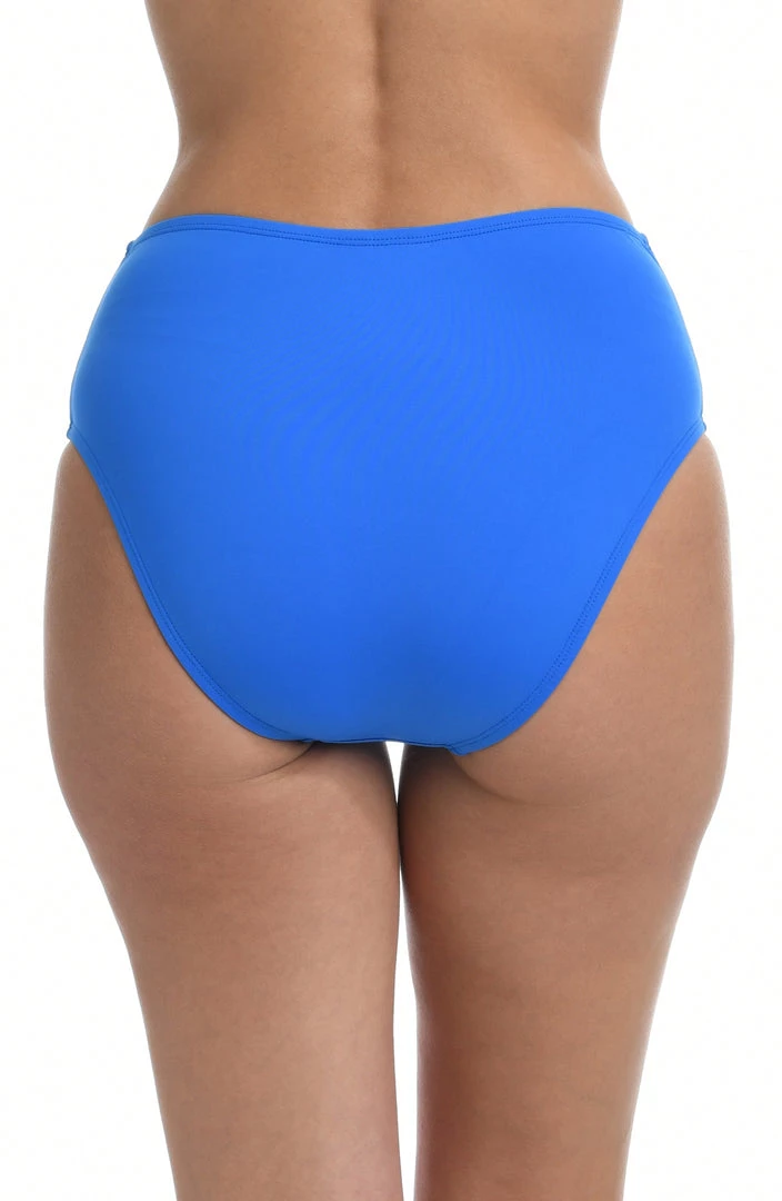 La Blanca Island Goddess Side Shirred High Waist Bottom