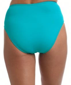 La Blanca Island Goddess Side Shirred High Waist Bottom Bottoms