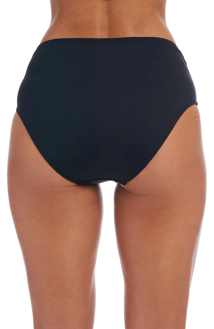 La Blanca Island Goddess Side Shirred High Waist Bottom
