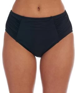 La Blanca Island Goddess Side Shirred High Waist Bottom