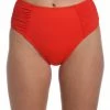 La Blanca Island Goddess Side Shirred High-Waist Bottom