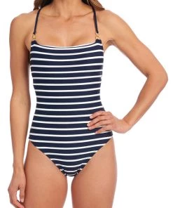 La Blanca One-Piece Capri Stripe Lingerie One Piece